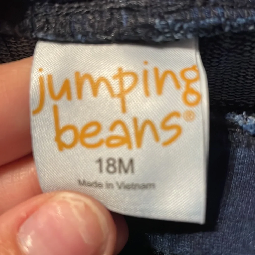 Jumping beans 18 month shorts, two pairs, one light one dark